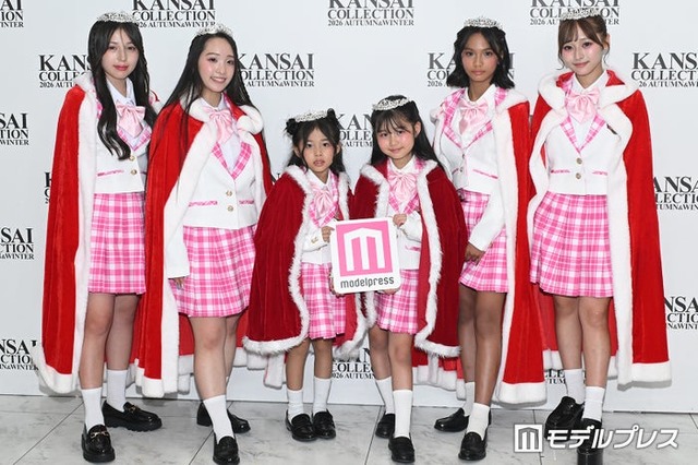「GAKUSEI RUNWAY」グランプリ受賞者たち6人（左から）松下珠嘉、しほちぃ、ナルカ、若宮永真、ガビ、RINOA（C）モデルプレス