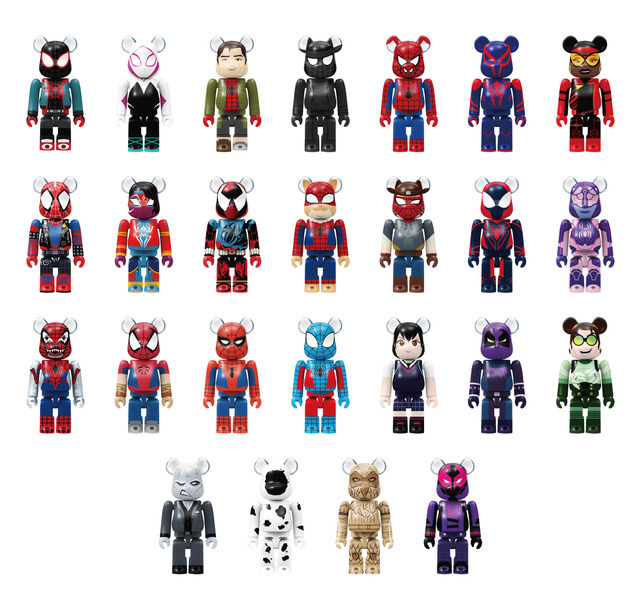 ベアブリック賞(全25種)BE@RBRICK 100%サイズ：全高約7cm（ボールチェーン付き）