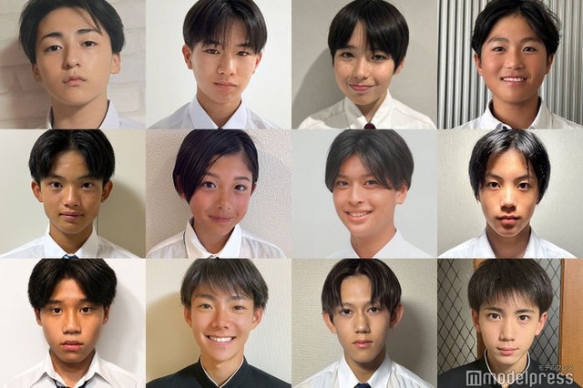 「男子中学生ミスターコン2026」西日本ブロックセミファイナリスト（一部）