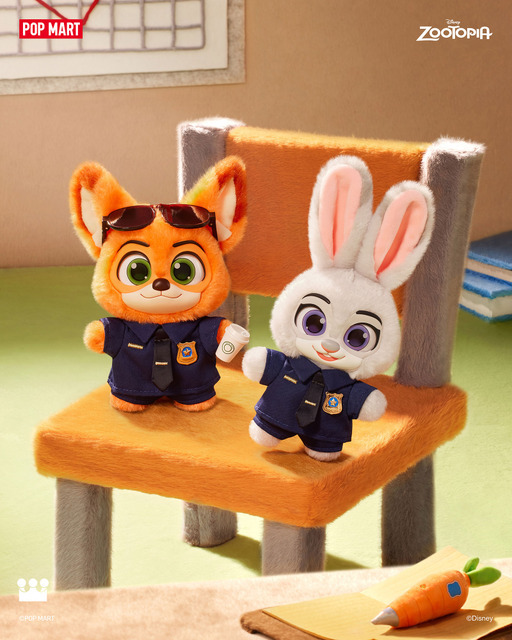 「Zootopia Ace Duo シリーズ ぬいぐるみキーホルダー」