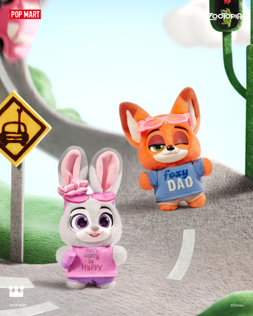 「Zootopia Ace Duo シリーズ ぬいぐるみキーホルダー」