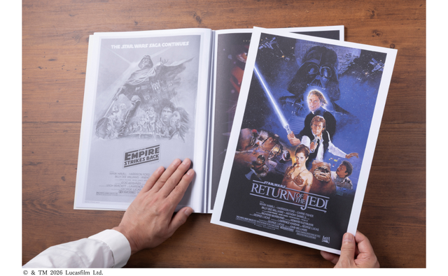 『スター・ウォーズ　ポスターコレクション』(C)& TM 2026 Lucasfilm Ltd.