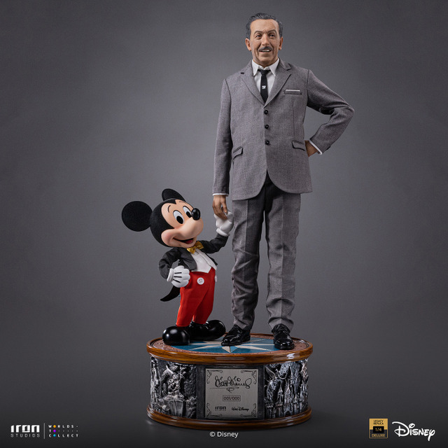 「デラックス・レガシーレプリカ・シリーズ」1/4スケール　ウォルト・ディズニー＆ミッキーマウス／260,000円 (税込)