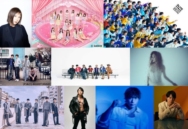 9月7日放送「CDTV」出演者アーティスト（提供写真）