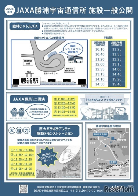 勝浦宇宙通信所 施設一般公開