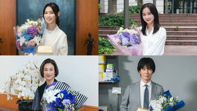 白石聖、堀田真由、鈴木保奈美、佐々木蔵之介（C）読売テレビ・日本テレビ