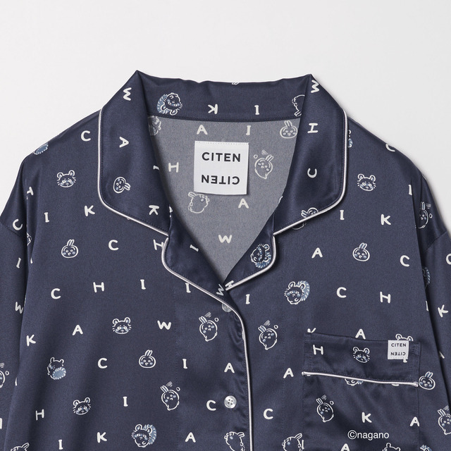 ちいかわ CITEN サテンルームウェア価格：8,910円（税込）©nagano