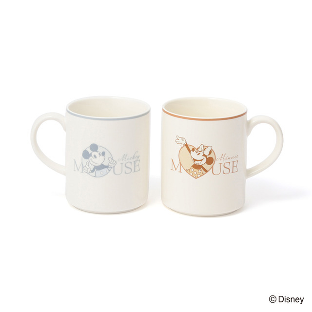 ディズニー ペアマグ レター2,000 円／© Disney