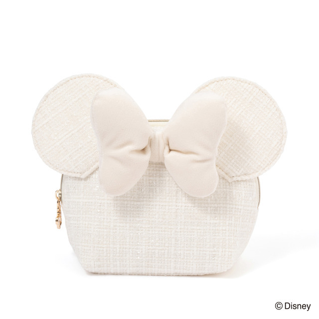 ディズニー ミニーフェイス ポーチ各 3,000 円／© Disney
