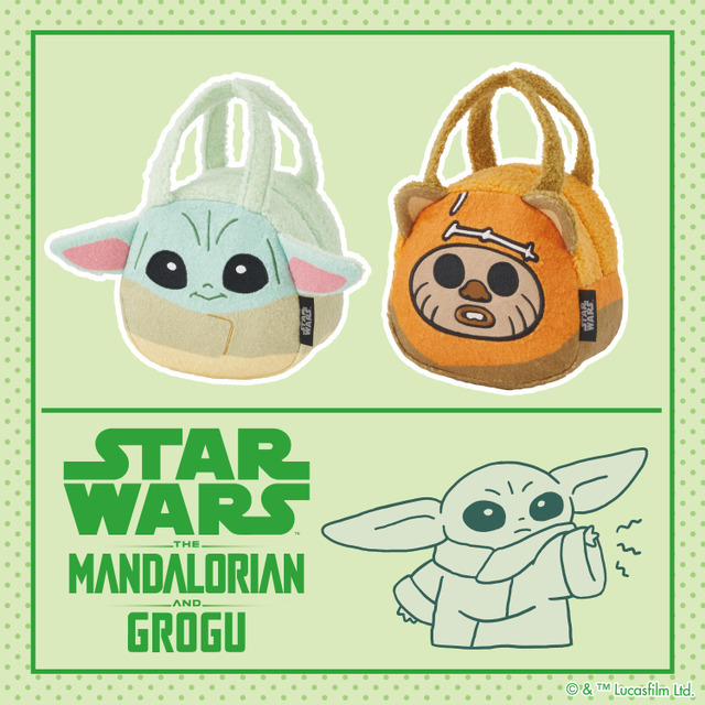 ダイカットランチバッグ　グローグー　ダイカットランチバッグ　ウィケット／3,300円（税込）／©＆ Lucasfilm Ltd.
