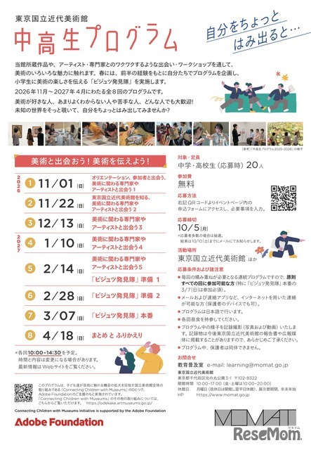 開催スケジュール