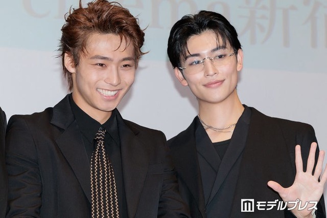 「ホーム スイート ホーム」公開記念舞台挨拶に出席した八村倫太郎、増子敦貴（C）モデルプレス