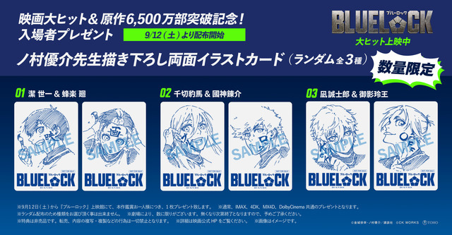 『ブルーロック』©金城宗幸・ノ村優介／講談社　©CK WORKS　