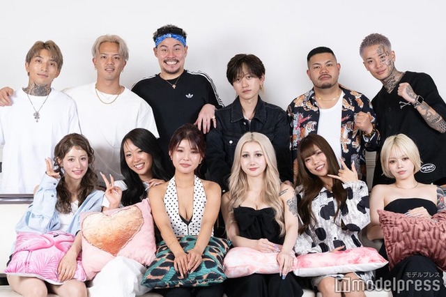 （上段左から時計回り）ルネ、カマケン、りょーぴー、まる、カズマ、たいちゃん、かほち、あやちぇる、シャラン、サラ、りんりん、みみ（C）モデルプレス
