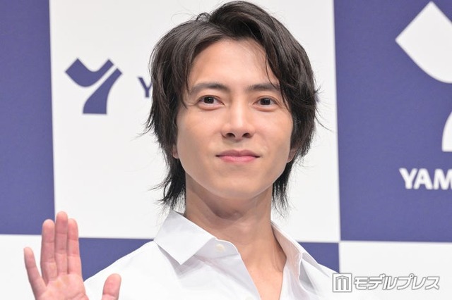 介護用品レンタル・リネンサプライ「ヤマシタ」新CM発表会に出席した山下智久（C）モデルプレス