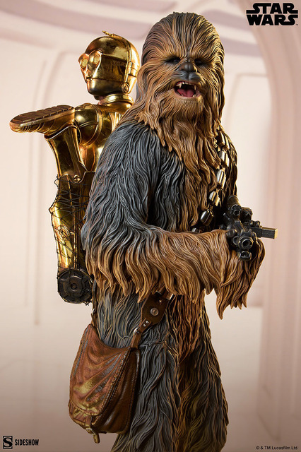 『スター・ウォーズ』 【プレミアム・フォーマット・フィギュア】チューバッカ＆C-3PO／170,000円（税込）