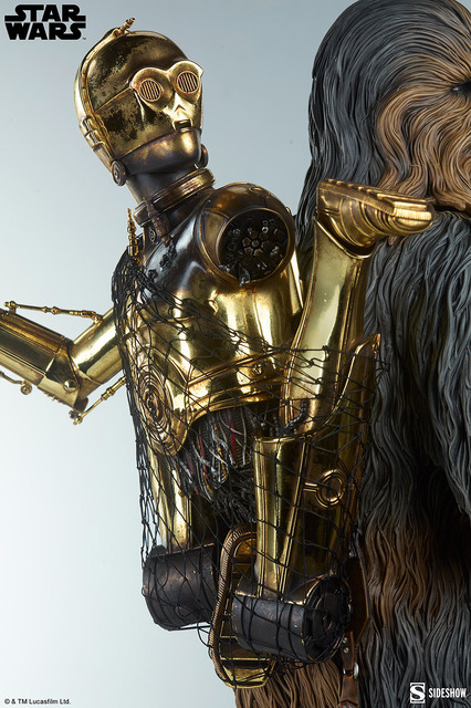 『スター・ウォーズ』 【プレミアム・フォーマット・フィギュア】チューバッカ＆C-3PO／170,000円（税込）