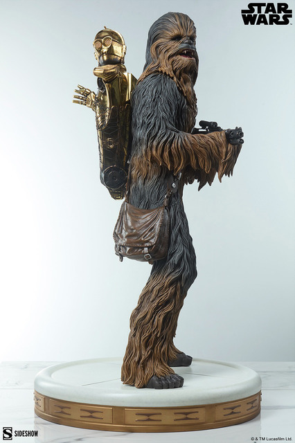『スター・ウォーズ』 【プレミアム・フォーマット・フィギュア】チューバッカ＆C-3PO／170,000円（税込）