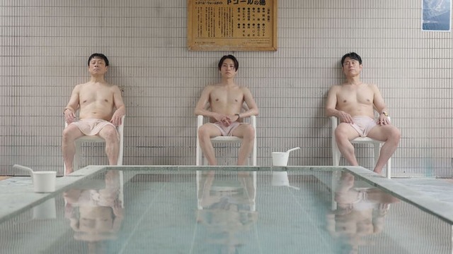 （左から）三宅弘城、橋本将生、原田泰造（C）「サ道 2026」製作委員会／タナカカツキ／講談社