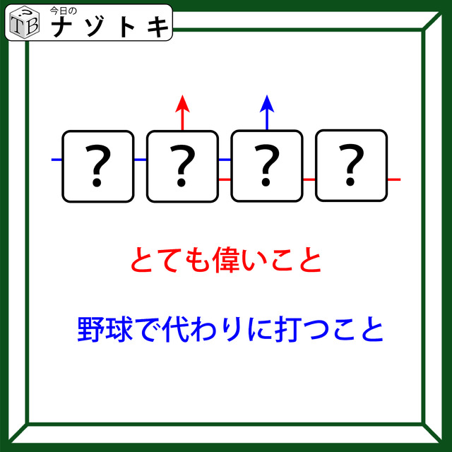 クイズです！「この図は何色でしょうか？」書かれている言葉と矢印から読み解きましょう【難易度LV.２・中辛】