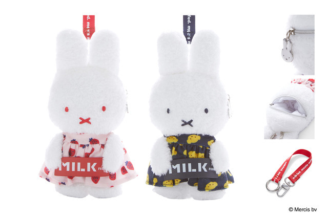 MILKFED. x MIFFY AND MELANIE KEYCHAIN POUCH（4,620円・税込）