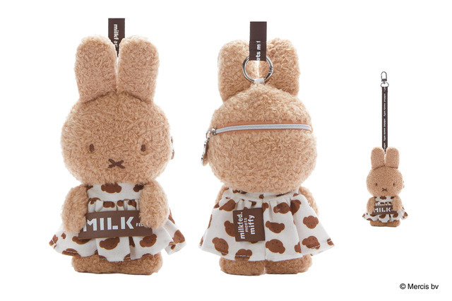 MILKFED. x MIFFY AND MELANIE KEYCHAIN POUCH（4,620円・税込）オンライン限定