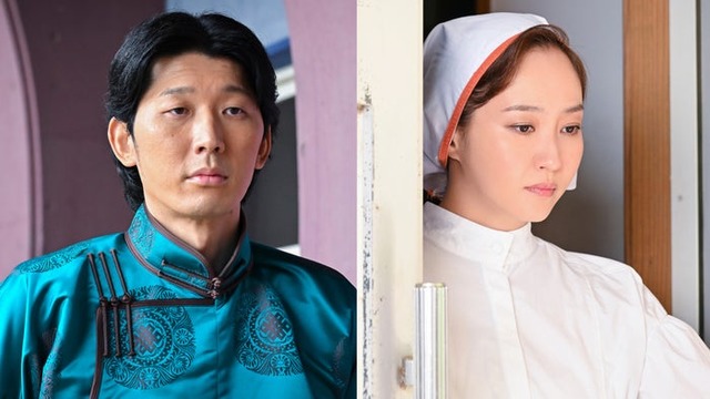 栄信、藤本美貴（C）TBS