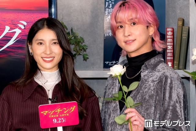 映画「マッチング TRUE LOVE」公開5日前！緊急招集会議に出席した土屋太鳳、佐久間大介（C）モデルプレス
