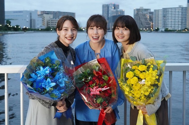 のん、仲里依紗、深川麻衣（C）フジテレビ