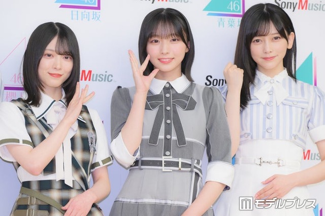 イベントに出席した（左から）森田ひかる、大野愛実、池田瑛紗（C）モデルプレス