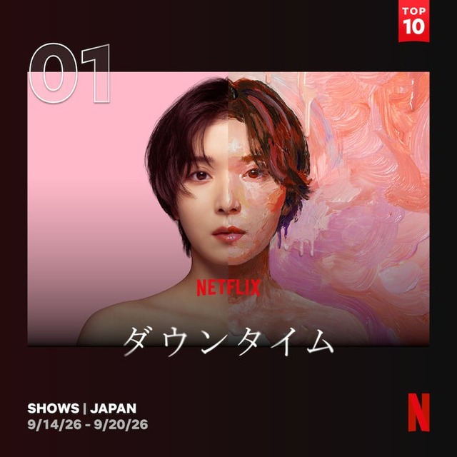 日本におけるNetflix週間TOP10（シリーズ）1位画像（C）Netflixシリーズ「ダウンタイム」 9月17日（木）よりNetflixにて世界独占配信