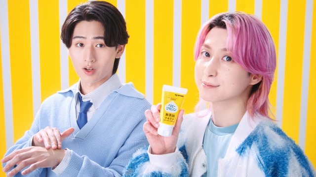 佐久間大介、猪狩蒼弥／新テレビCM「高純度のベビーワセリン」篇より（提供写真）