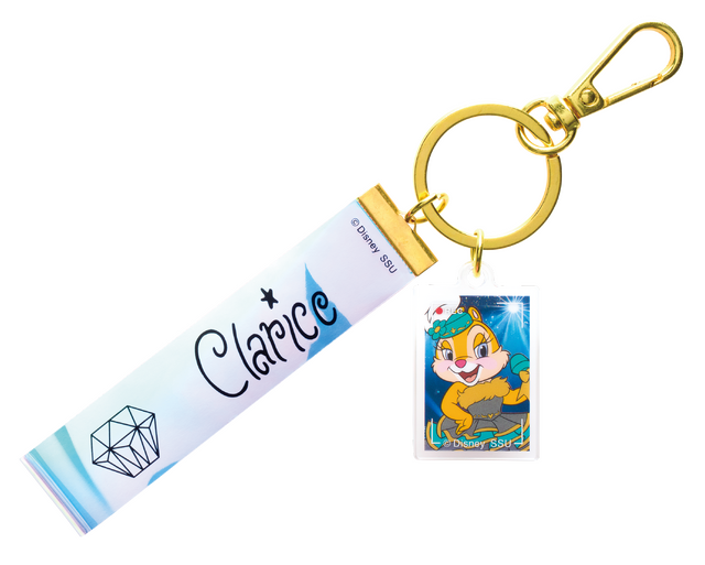 G賞 銀テープ風キーホルダー／© Disney