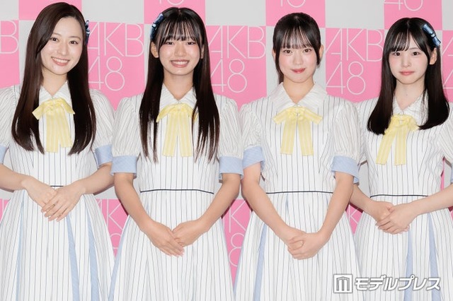 AKB48 22期研究生／長谷川百々花、山内利乃明、大西ゆな、前田衣澄（C）モデルプレス