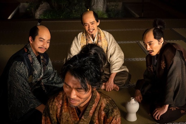 高橋努、仲野太賀、池松壮亮、渋谷謙人「豊臣兄弟！」第37話（C）NHK