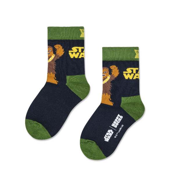 【STAR WARS × Happy Socks】【キッズ】クルー丈 ソックス（全4種類）各1,540円（税込）