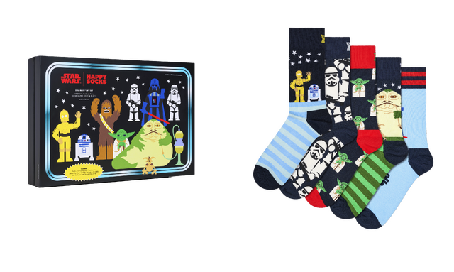 【GIFT BOX】【6足セット】クルー丈 ソックス（スターウォーズ）13,200円（税込）