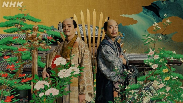 池松壮亮、仲野太賀「豊臣兄弟！」タイトルバック（C）NHK