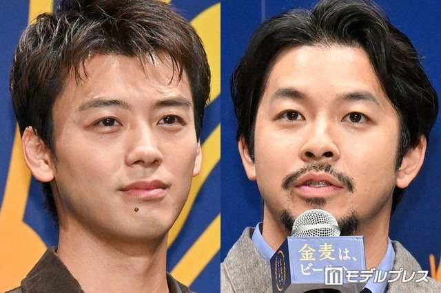 「金麦は、ビールへ。」PR発表会に出席した竹内涼真、仲野太賀（C）モデルプレス