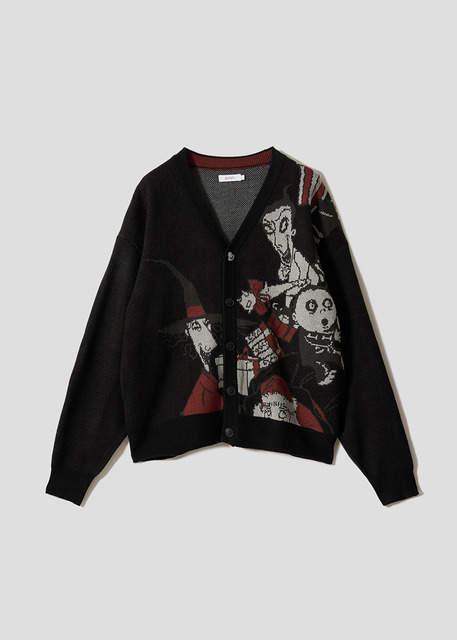 トリック・オア・トリート｜ジャカードニットカーディガン／¥7,900／©Disney