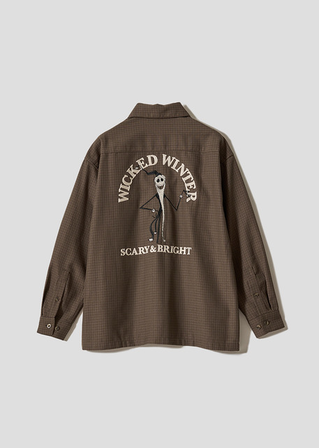 メリー クリスマス｜ビッグシルエットシャツ／¥7,900／©Disney