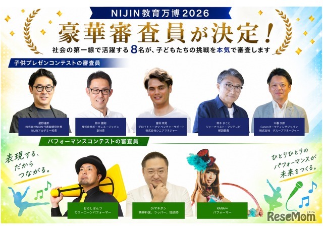 審査員8名