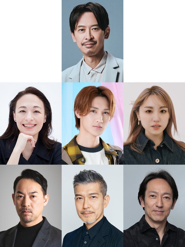 （1段目）坂本昌行 （2段目左から）シルビア・グラブ、大内リオン、加藤梨里香（3段目左から）福井晶一、大澄賢也、鈴木壮麻（提供写真）