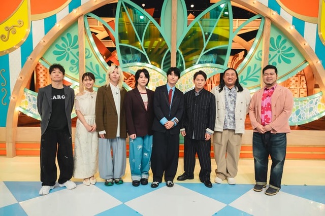 陣内智則、渋谷凪咲、Mrs. GREEN APPLE、岡田准一、秋山竜次、松井ケムリ（C）TBS