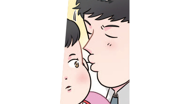 パパの心を打ち砕く…!? 保育園のお迎えで待ち受けていた娘の「会心の一撃」とは【ただいま！ 保育士でこ先生１ #９】