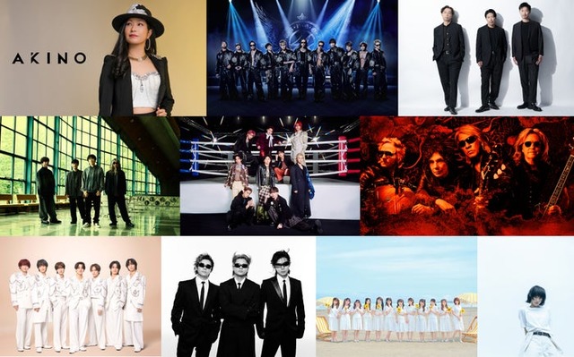 10月12日放送「CDTV」出演者アーティスト（提供写真）