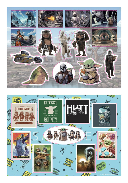 『マンダロリアンとグローグー　ポストカード＆ステッカーブック』1760円 (C) & TM 2026 Lucasfilm Ltd.
