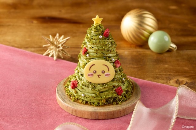 「ちいかわクリスマスマーケット」うさぎのピスタチオモンブラン（提供写真）