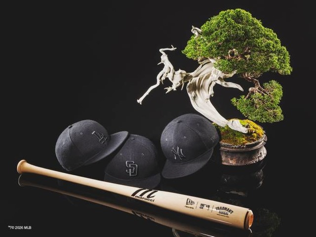 ニューエラ×MLB×TRADMAN’S BONSAI、初のトリプルコラボキャップ発売　「atmoscon 2026」限定展開