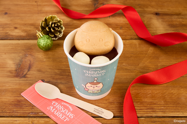 くりまんじゅうのおしるこ　950円　「ちいかわクリスマスマーケット」